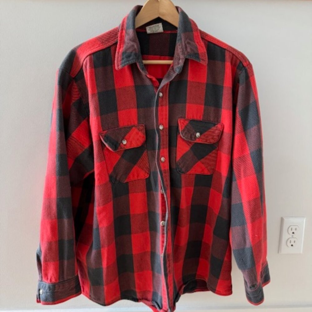 Vintage Buffalo Plaid Flannel